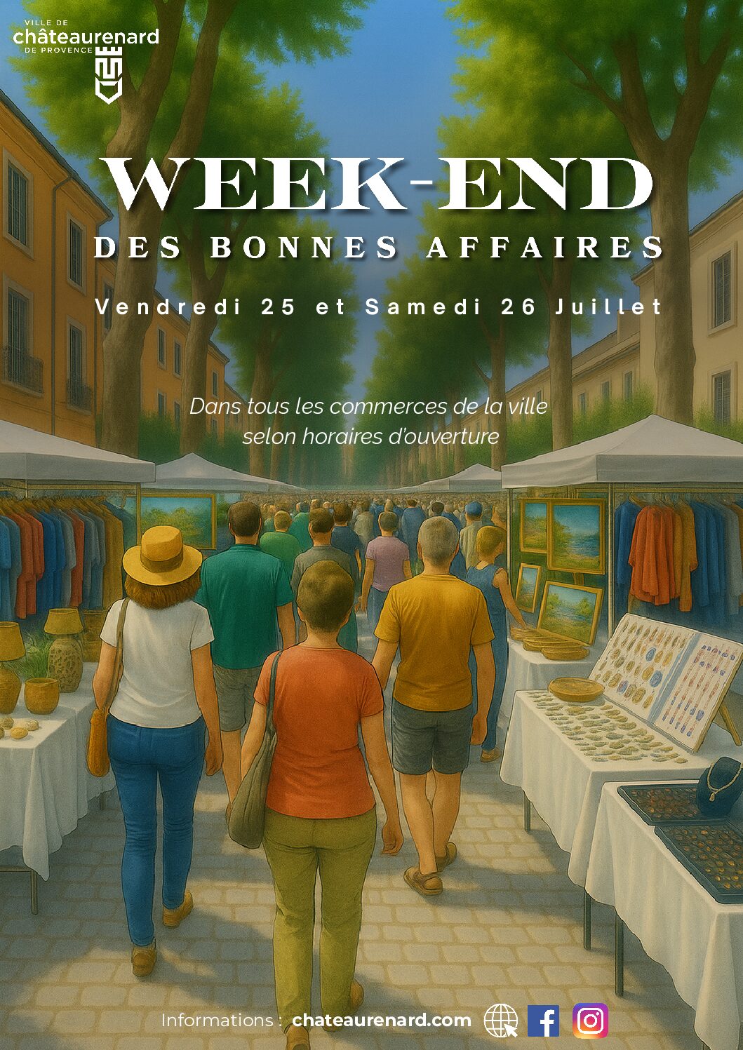 Week end des bonnes affaires – Du 25 au 26 Juillet – Centre ville