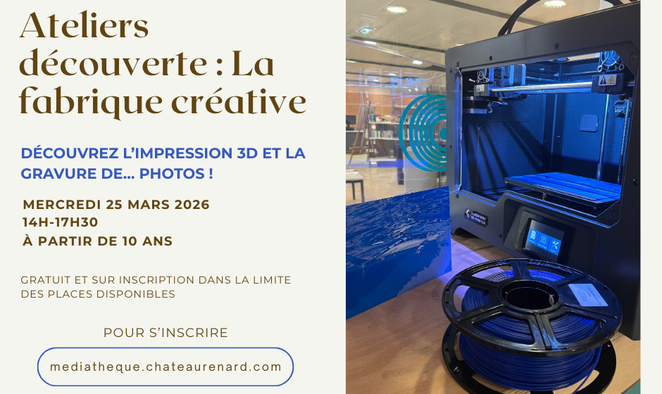 Ateliers découverte : La fabrique créative_Châteaurenard