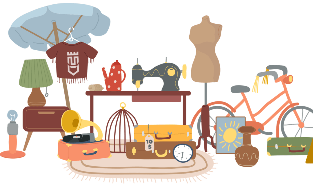 Vide-grenier en centre ville